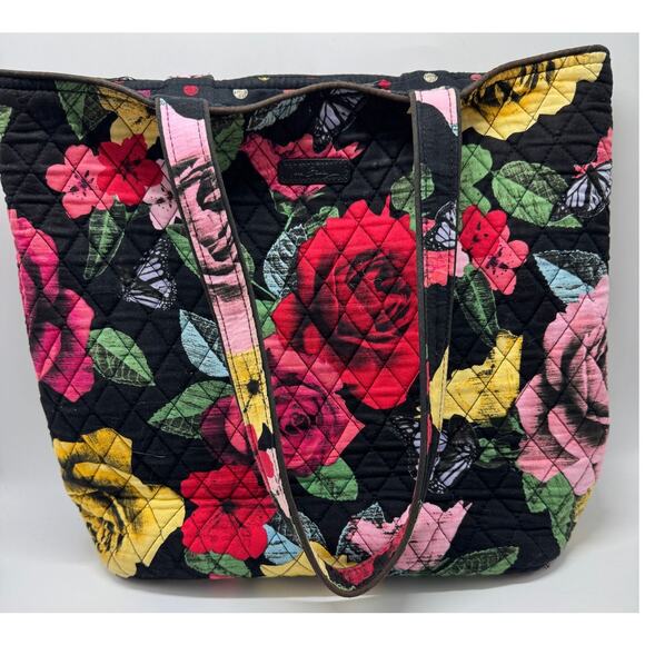 Vera Bradley Havan Rose Work School Shoulder Tote - Picture 1 of 12